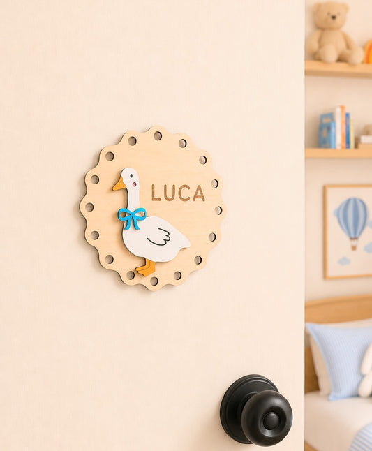 Personalised Goose Name Plaque