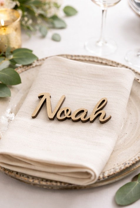 Wooden Place Names, Laser Cut