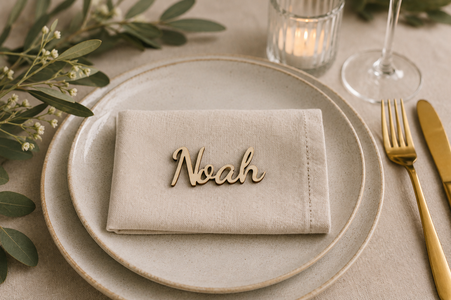 Wooden Place Names, Laser Cut