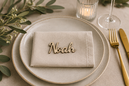Wooden Place Names, Laser Cut