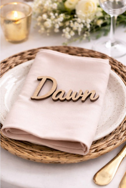 Wooden Place Names, Laser Cut